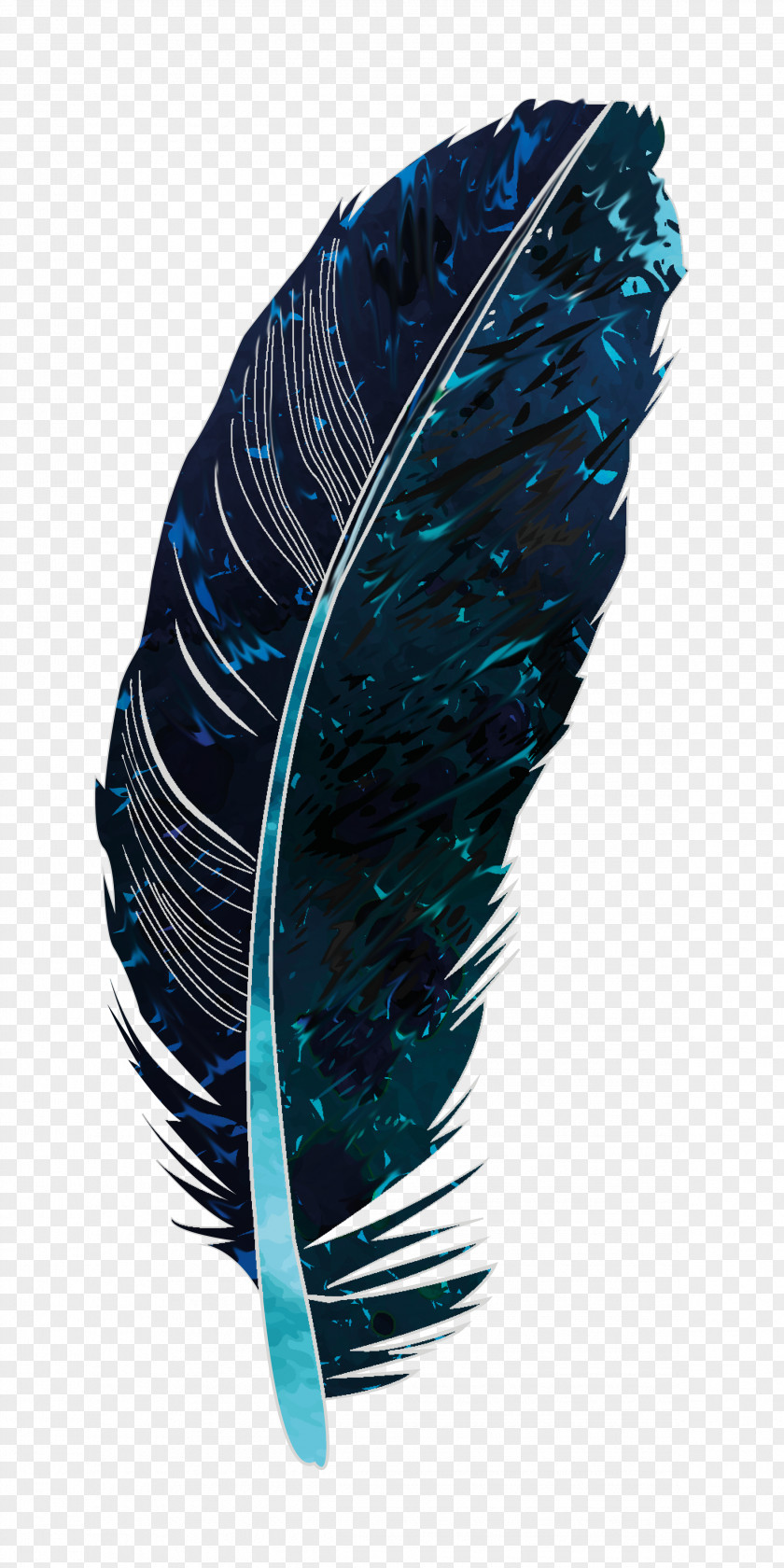 Feather Bird Tears Of The Silent Crow Blue Color PNG