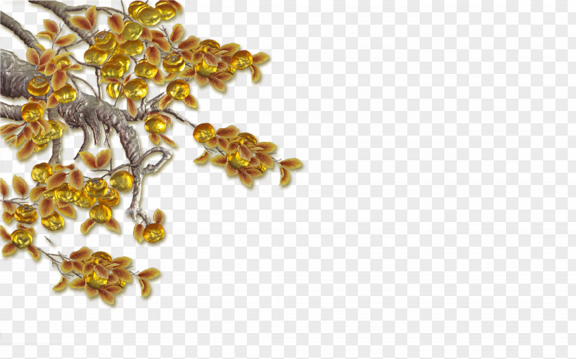 Gold Tree Pictures PNG