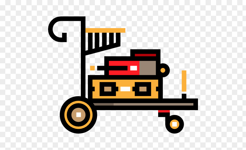 Suitcase Trolley Baggage Cart Clip Art PNG