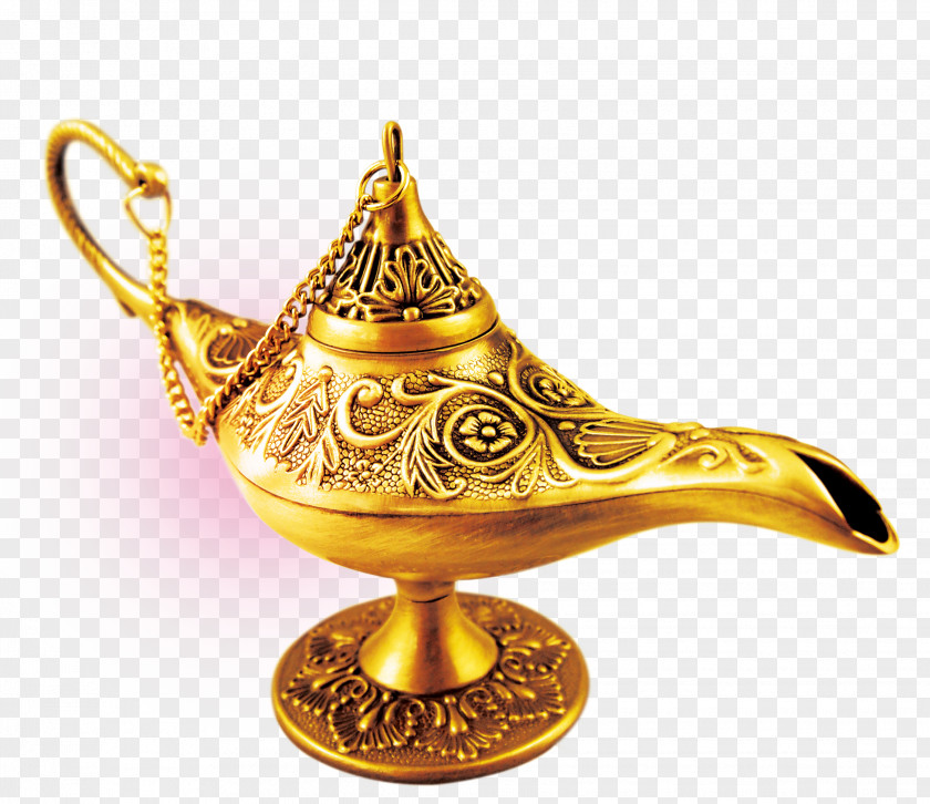 Antique Oil Lamp Aladdin Light PNG