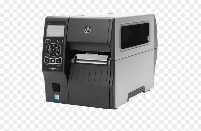 Barcode Printer Thermal-transfer Printing Label Thermal Zebra ZT410 PNG