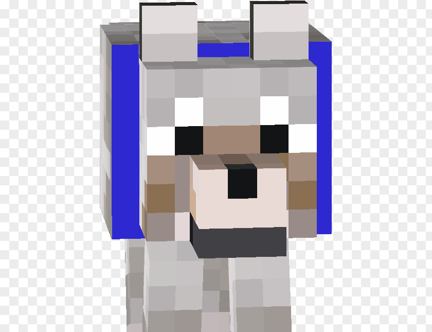 Blue Wolf Head Minecraft: Pocket Edition Dog Herobrine Minecraft Mods PNG