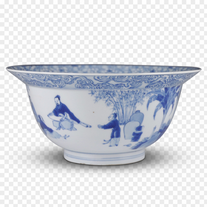 Cup Ceramic Blue And White Pottery Bowl Tableware Porcelain PNG