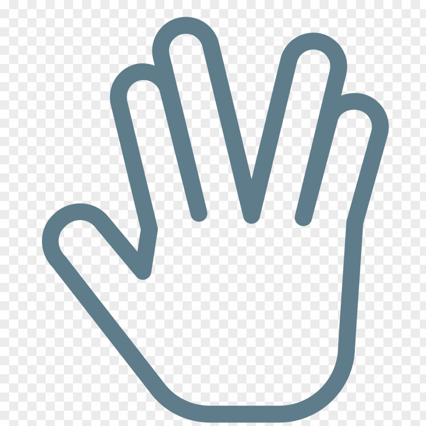 Gesture Spock Vulcan Salute Star Trek PNG