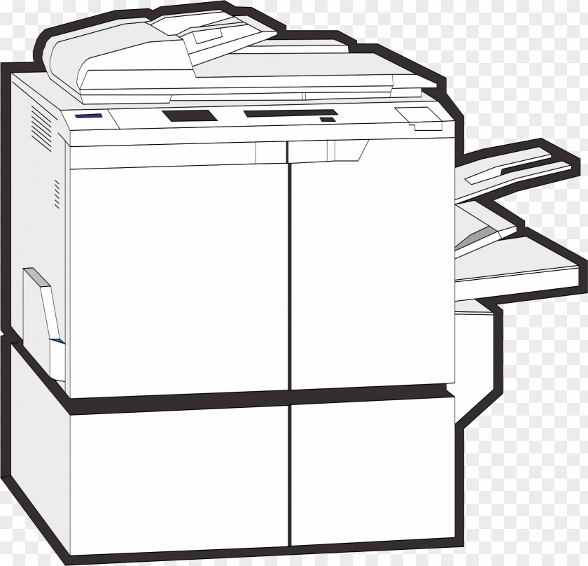 Hand Drawn Printer Photocopier PNG