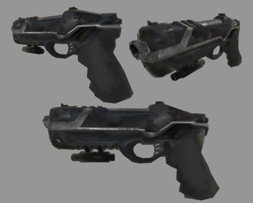 Hand Gun Weapon Firearm Pistol Science Fiction Handgun PNG