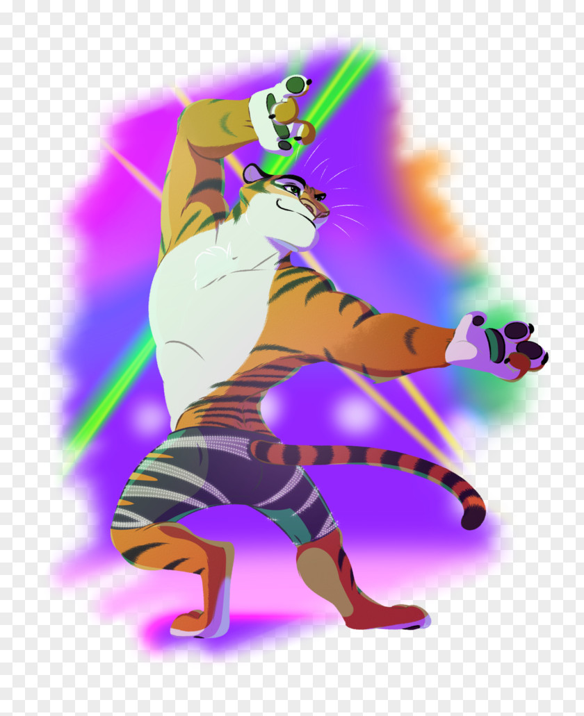 Rawr Go Tigers Tiger Dance Art Image PNG