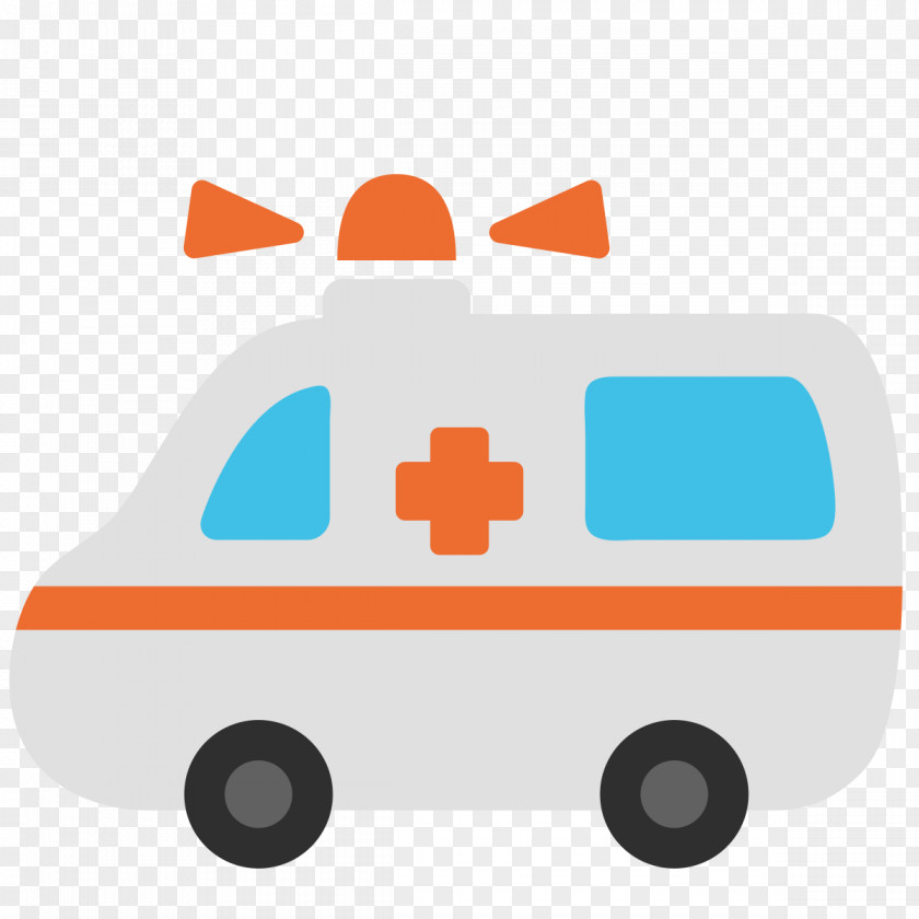 Siren Ambulance Emoji Sticker Text Messaging SMS Viber PNG