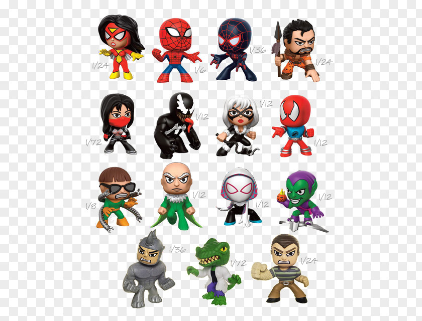 Spider-man Spider-Man MINI Figurine Action & Toy Figures Character PNG