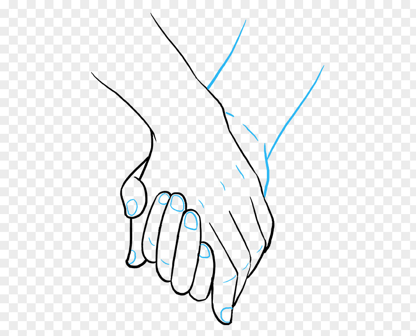 Hand Drawing Sketch Line Art How To Draw Hands Clip PNG