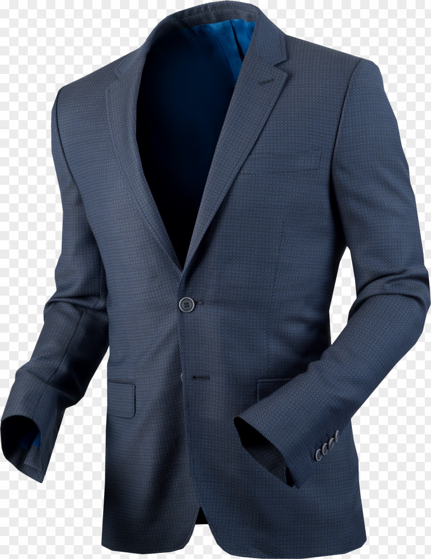 Low Collar Cobalt Blue PNG