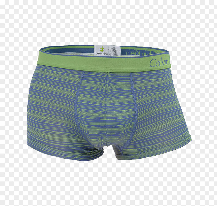 Calvin Klein Boxer Underwear Blue Green Belt Front Briefs Shorts PNG