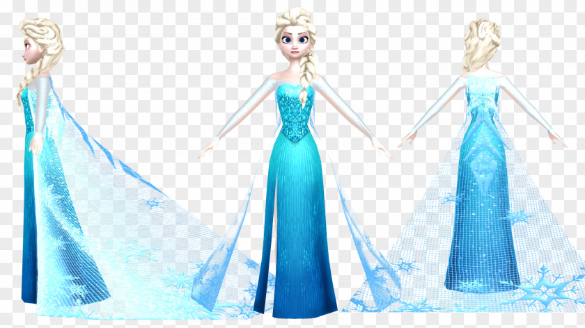 Elsa Edits Fashion Design Gown PNG