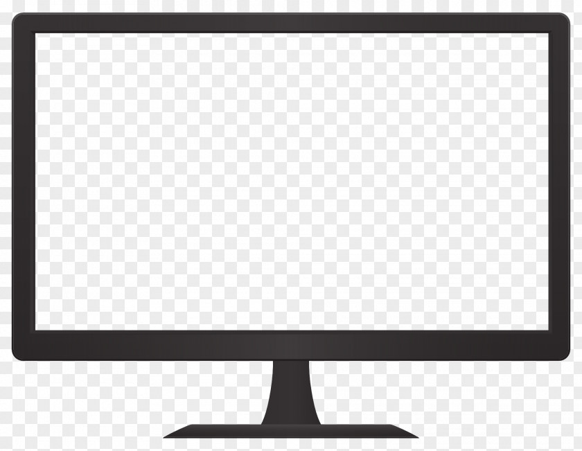 Monitor Black And White Pattern PNG