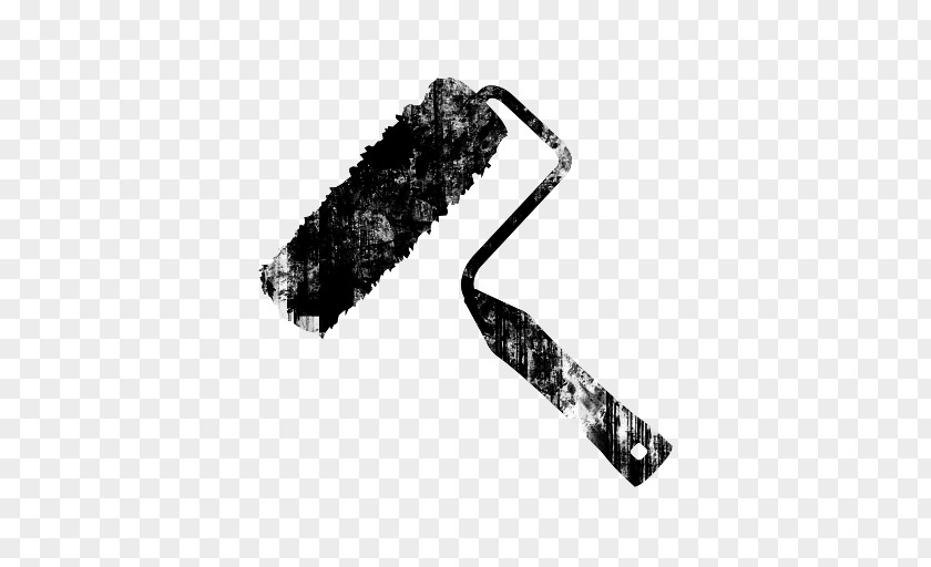 Paint Roller Painting House Painter And Decorator Black M Font PNG