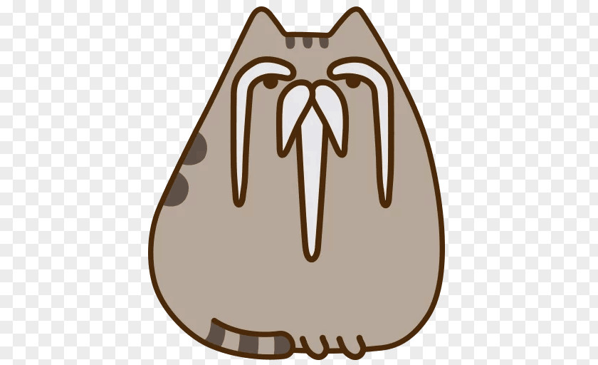 Cat Pusheen Sticker Telegram Die Cutting PNG