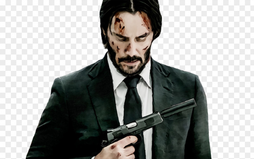 John Wick Film Action Trailer Poster PNG