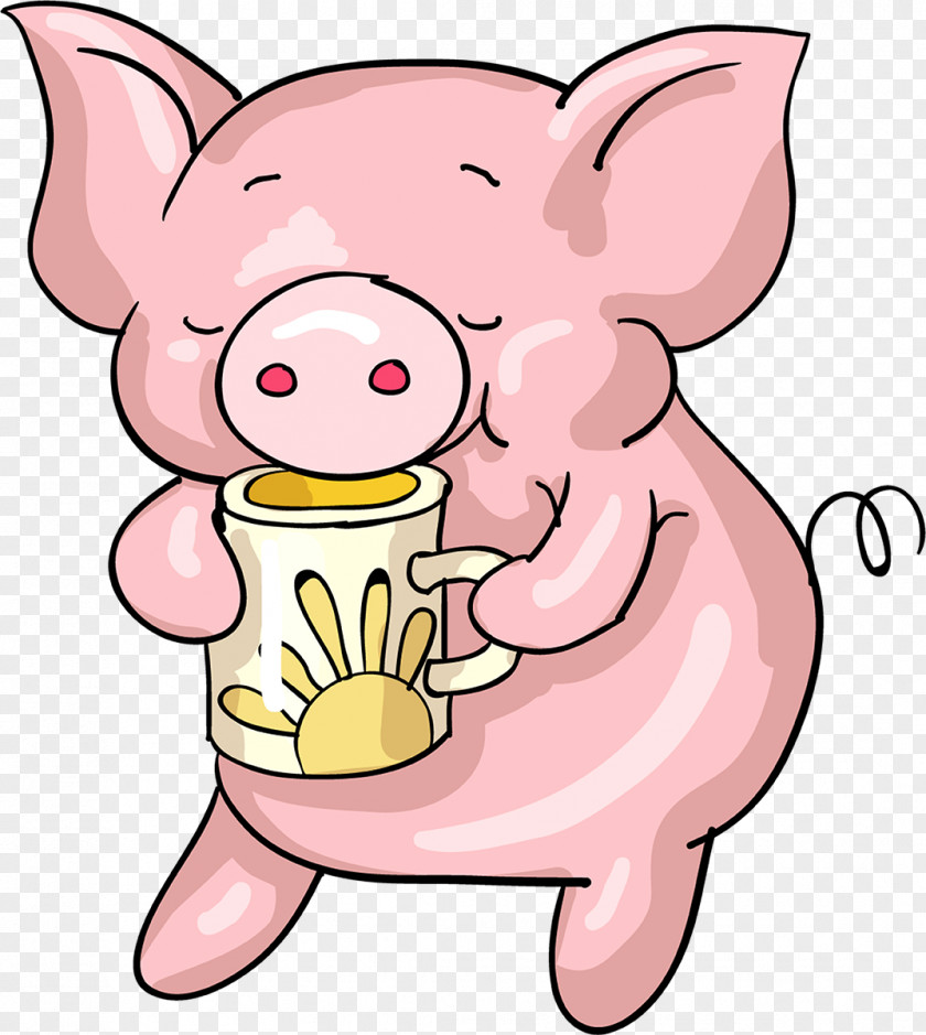 Pig Hogs And Pigs Cartoon Drawing Clip Art PNG