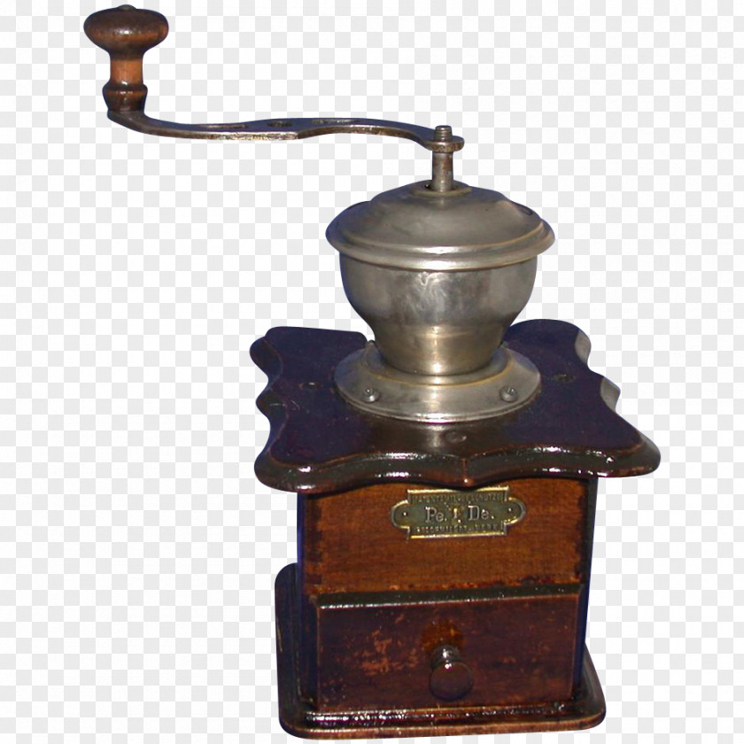 Coffee Burr Mill Espresso Antique PNG