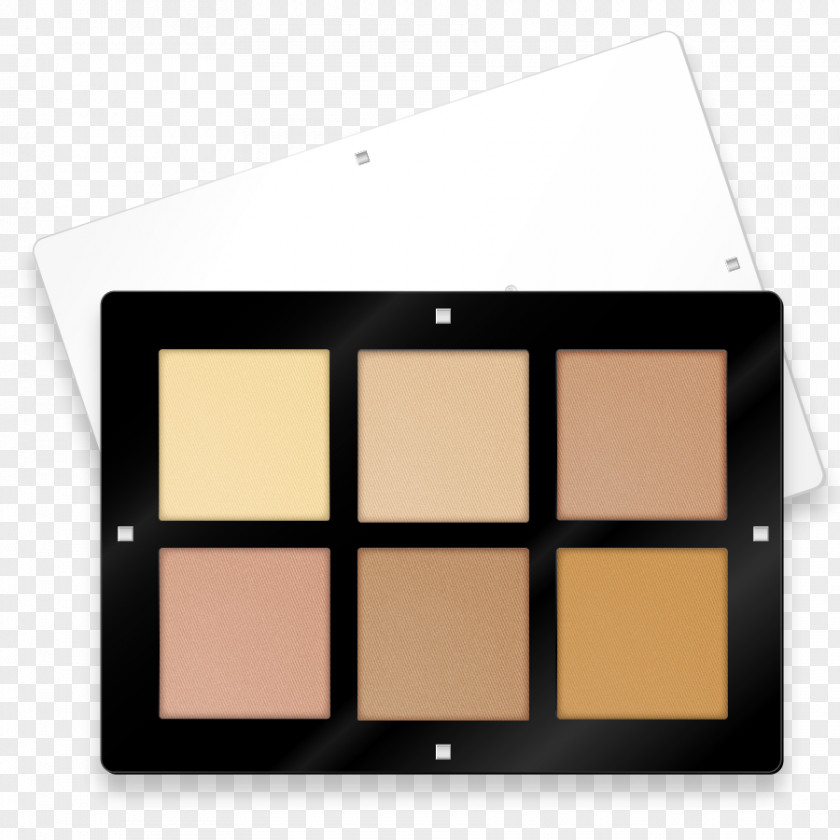 Colored Powders Eye Shadow Palette Cosmetics Color PNG