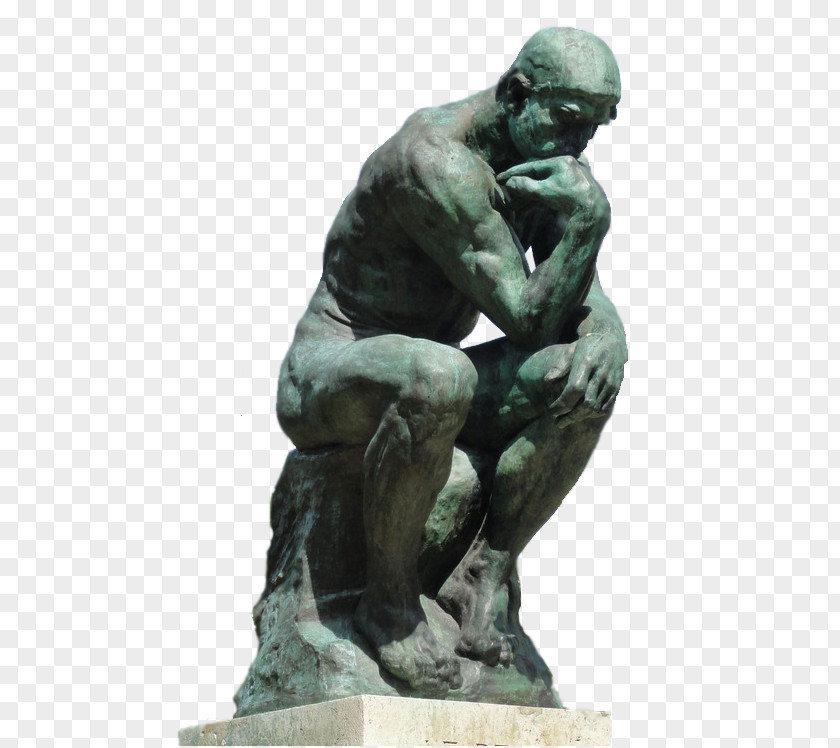 Thinking Man The Thinker Musée Rodin Gates Of Hell Sculpture Des Arts Décoratifs, Paris PNG