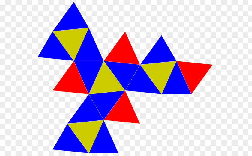 Triangle Regular Icosahedron Great Net PNG