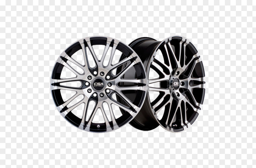Alloy Wheel CSA Wheels Car Spoke Tire PNG