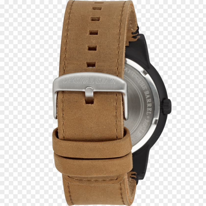 Barrel Wood Watch Strap Product Design PNG