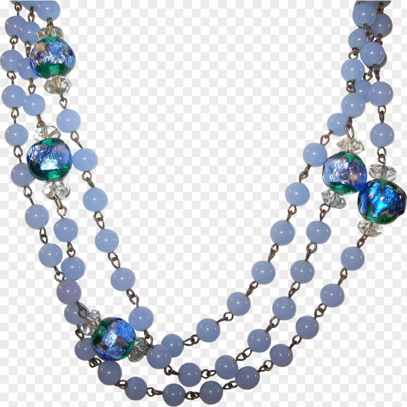 Beads Turquoise Bead Necklace Venetian Glass Body Jewellery PNG