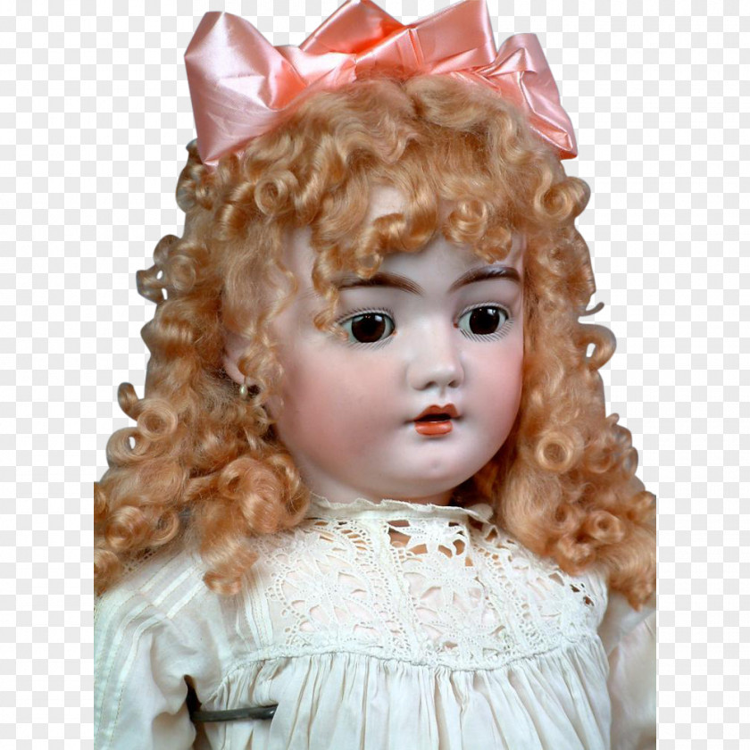 Doll Toddler Brown Hair Blond PNG