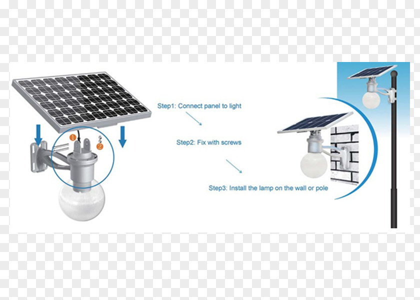 Light Solar Street Lamp LED PNG