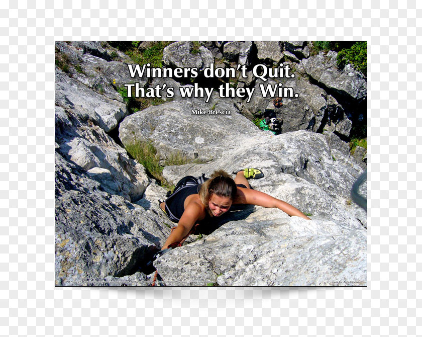 Poster Winner Motivational Climbing Image PNG