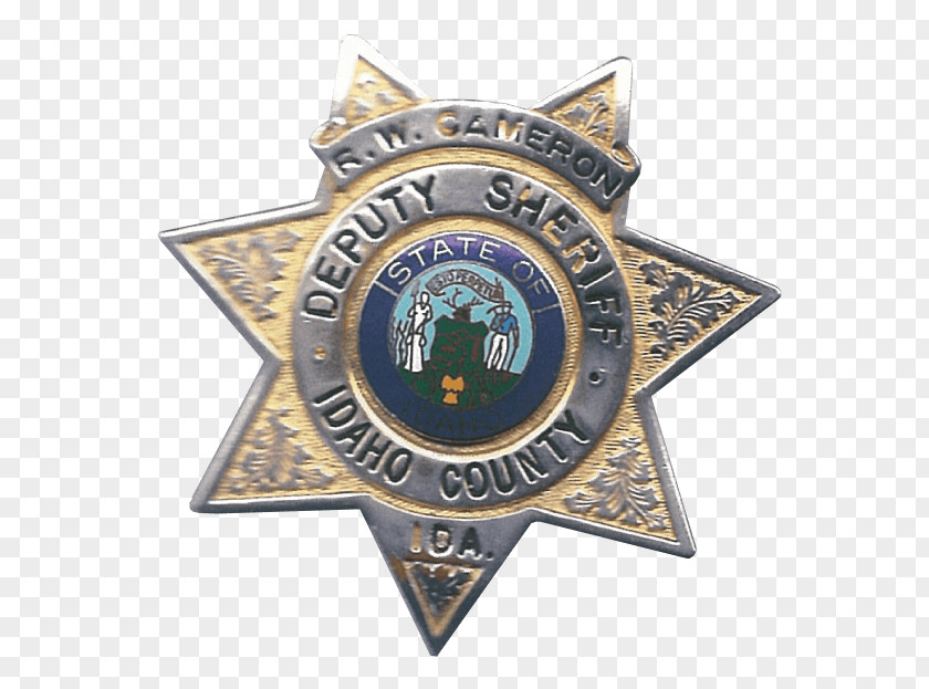 Sheriff Badge Emblem PNG