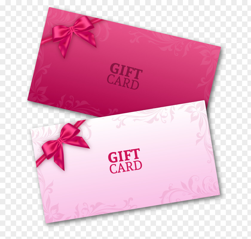 Vector Gift Cards Card Ribbon Adobe Illustrator PNG