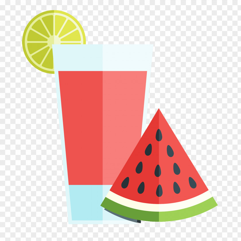 Watermelon Juice Image Design PNG