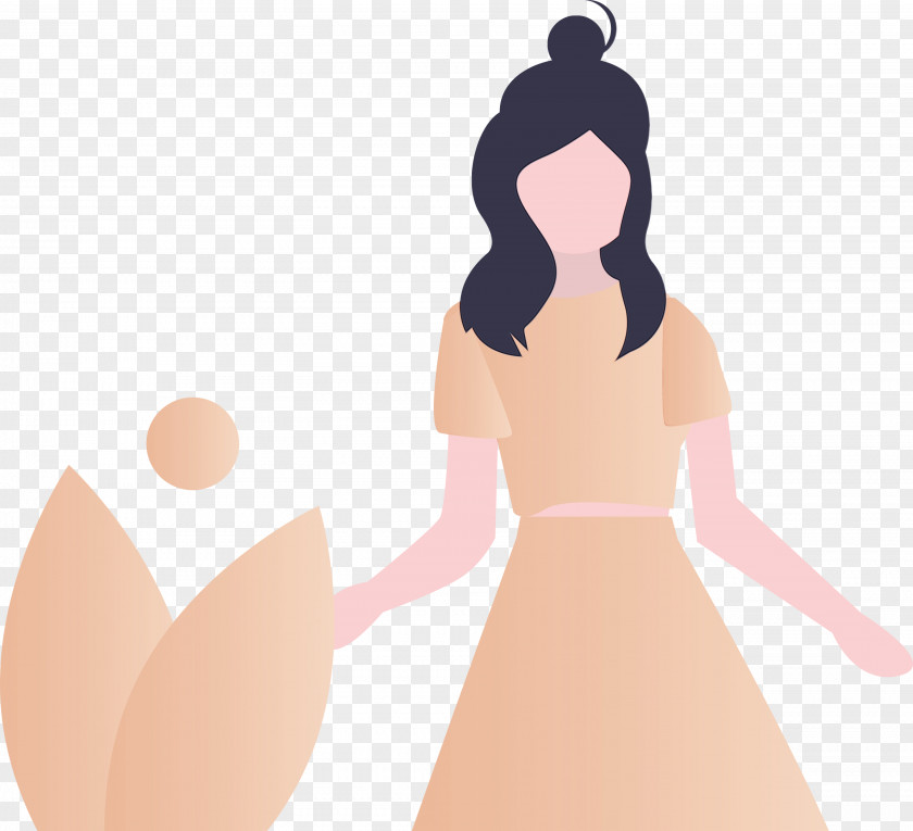 Dress Animation Gesture Silhouette Games PNG