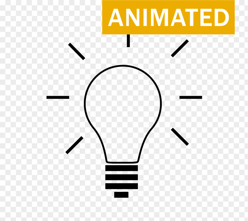 Light Incandescent Bulb Animation Clip Art PNG