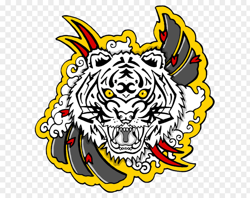 Tiger Graphic Design PNG