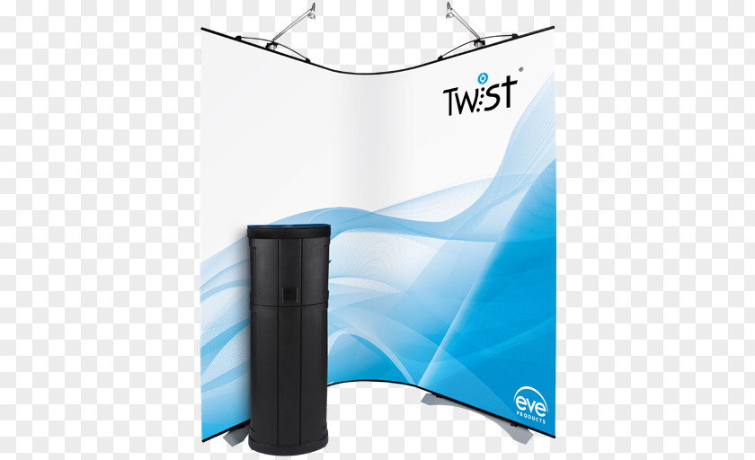 Twist And Shape Banner Display Stand Exhibition Sales Point Of Sale PNG