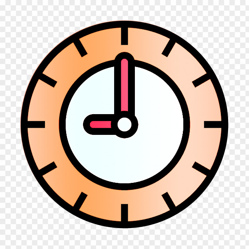 Clock Icon Office Stationery PNG