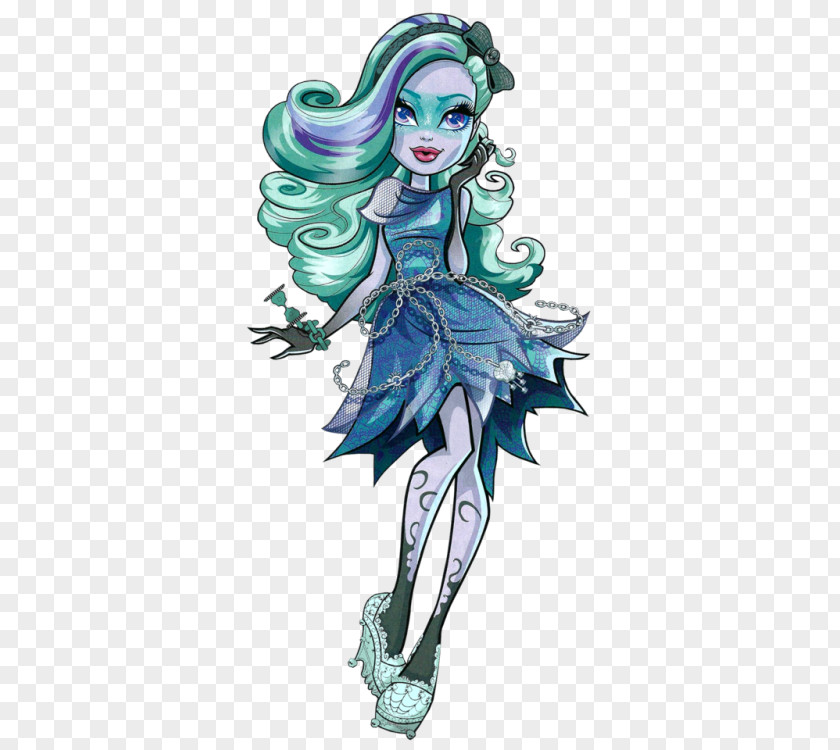Doll Monster High Haunted Getting Ghostly Twyla 13 Wishes Haunt The Casbah PNG