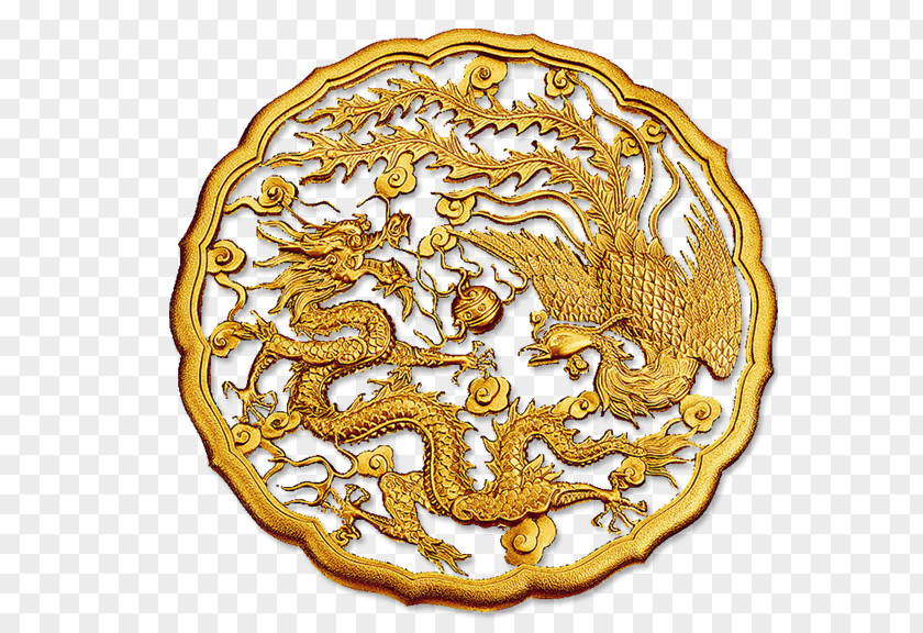 Dragon And Phoenix China Fenghuang Chinese Mythology PNG