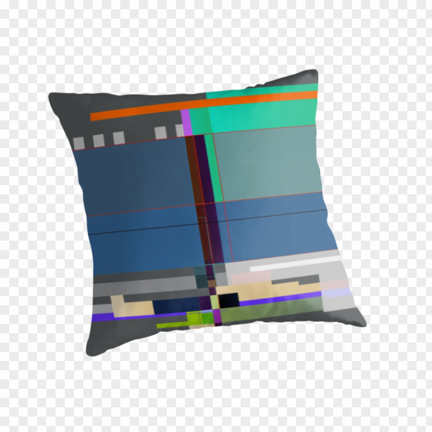 Midcentury Cushion Throw Pillows Rectangle PNG