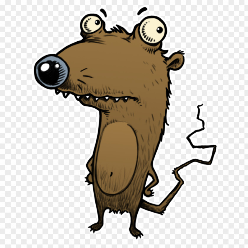 Rat Cartoon Sticker Drawing Clip Art PNG