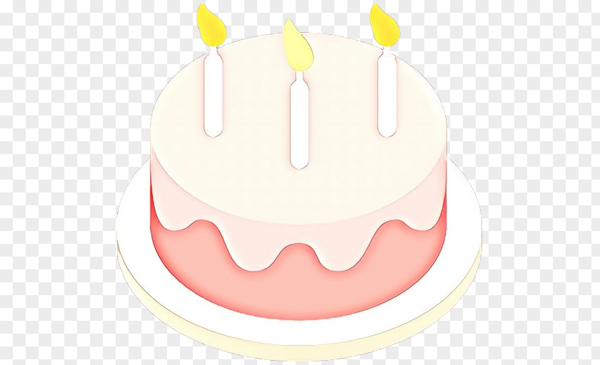 Sugar Cake Icing Pink Birthday PNG