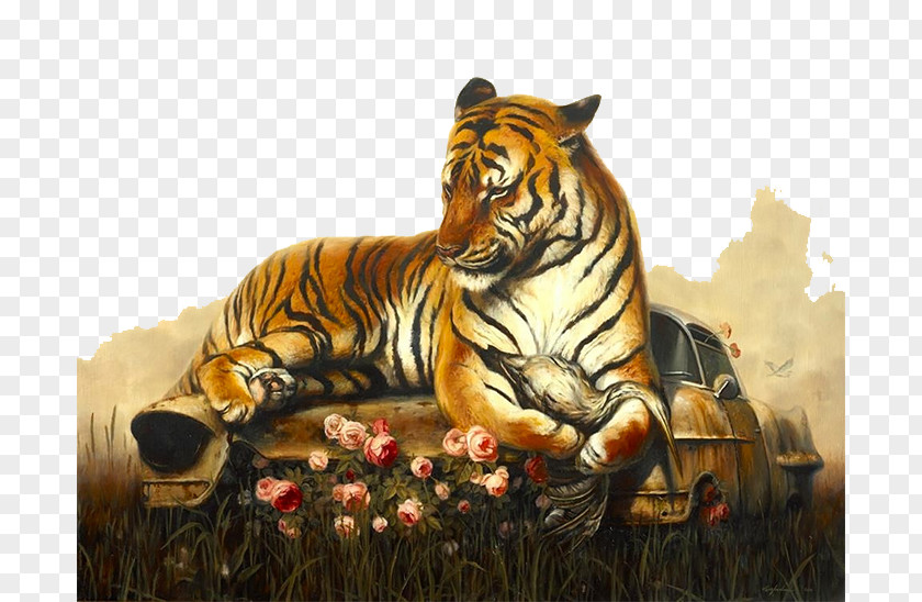 Tiger School Of Visual Arts Surrealism Painting Artist PNG