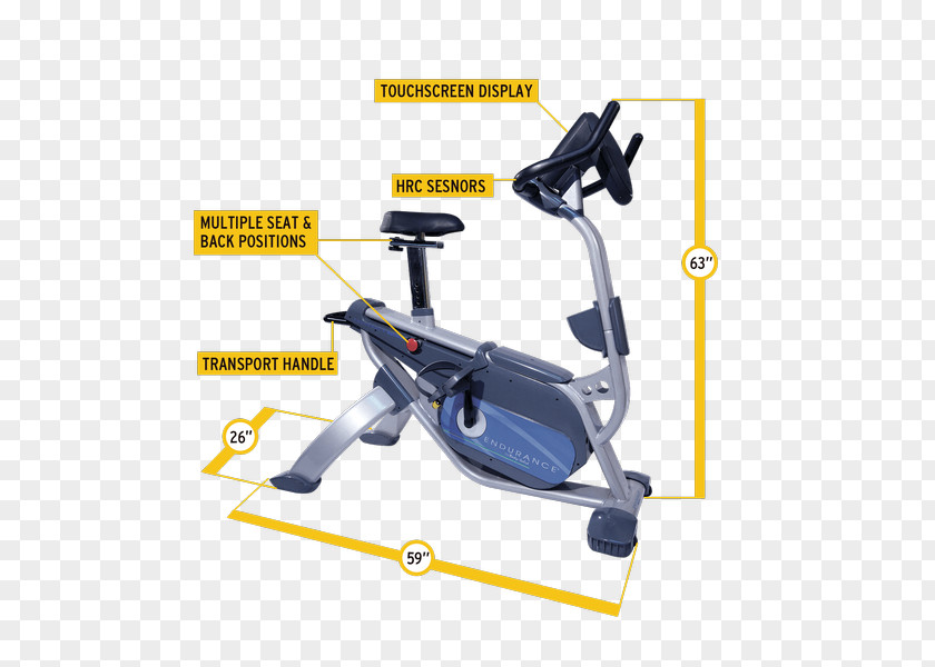 Bicycle Exercise Machine Bikes Recumbent PNG