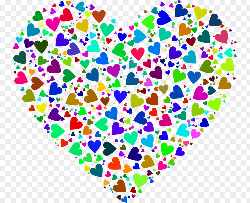 Fractal Mosaic Heart Art Clip Openclipart Free Content PNG