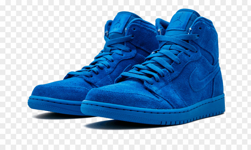 Nike Jumpman Air Jordan Shoe Suede Blue PNG