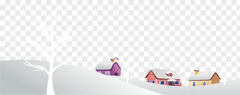 Thick Snow Vector Material Aoxue Sky Cartoon Wallpaper PNG